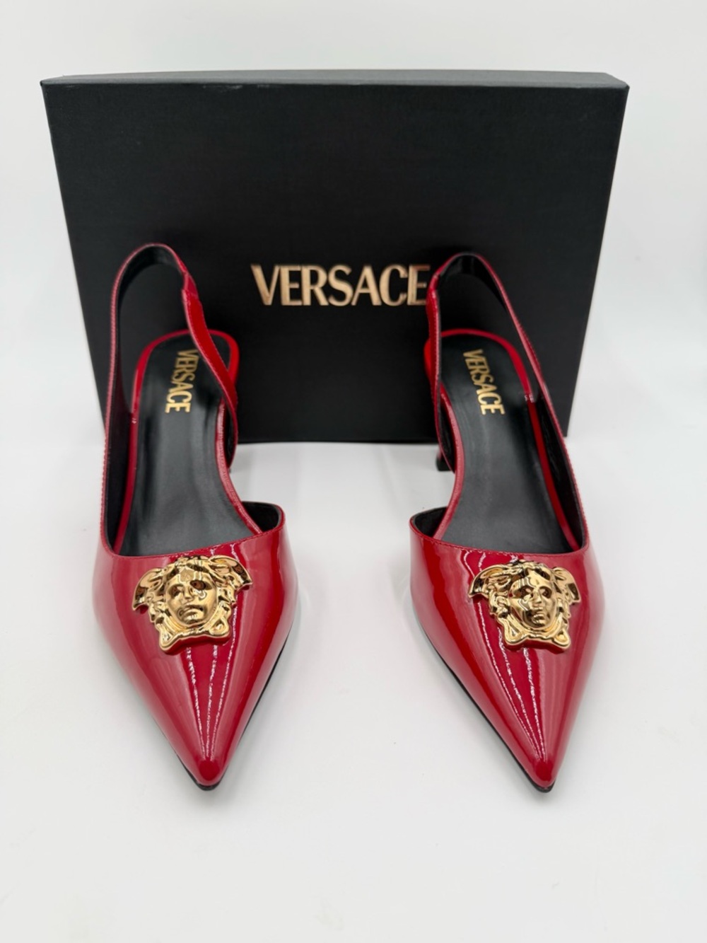 Versace La Medusa slingback pumps - 39 - Picture 2 of 9
